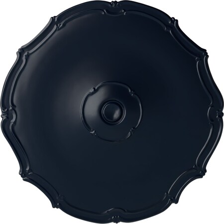 Ekena Millwork Pompeii Ceiling Medallion (Fits Canopies up to 2"), Hand-Painted Midnight Dream, 18 7/8"OD x 1 1/2"P CM18POMDF